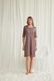 Lace Detailed Short Sleeve and Button Front Nightgown - Ssssss3150-4992