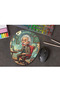 Albert Einstein Patterned Oval Mouse Pad with Wrist Support - 4