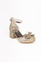 Sparkly and Stoned Bowknot Girls' Heeled Evening Dress Shoes - 3