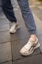 Ashe (83147-Sms) Non-Slip Sole Sneaker with Mesh Detail and Orthopedic Laces Inside - 2