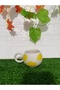 Brush Patterned Handmade Ceramic Cup