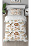 Lion Koala Giraffe Patterned Digital Printed Design Special Design Stylish Children's Duvet Cover Set Without Sheets