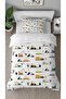Car Scoop Patterned Design Digital Printed Special Design Stylish Children's Duvet Cover Set Without Sheets