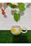 Brush Patterned Handmade Ceramic Cup - 2