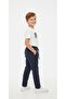 Limi̇ Boy's Soft Textured Linen Jacket, Tensel Pants, Lycra T-Shirt, 3-Piece Set - 2