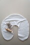 Ponponlu Breastfeeding Pillow Cover – Removable 100% Cotton Muslin Replacement Cover White