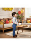 Boy's Polka Dot Shirt and Suspender Bow Tie Holiday Pants Set - 2