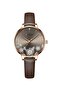 Women's Wrist Watch - 35 mm - Coffee