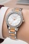 Silver-Rose Color Steel Strap & Case Women's Wristwatch with Bracelet Gift Sdlc015 - 3