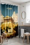 Bathroom Curtain, Athens Shadow of the Gods Patterned Shower Curtain, Bathtub Curtain 175X200Cm - 2