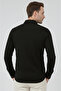 Black Modal Fabric Lycra Comfortable Fit Wrinkle-Free Iron-Free Men's Shirt 2602629 - 5