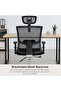 Black Mesh Office Chair & Ergonomic Chair - 7