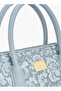 Floral Print Satchel Bag with Detachable Strap - 4