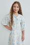 100% Cotton Floral Patterned Girl's Dress - 2