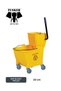 Mop Bucket Trolley Side Press Deluxe Wringer on Wheels 32 Liters Yellow | Mop Trolley - 2