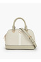 Monogram Print Dome Bag with Double Handle