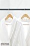 50-Pack Shawl Collar Bathrobe White 100% Cotton Unisex Ideal for Spa Women/Men - 6