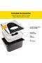 4.0L Stainless Steel Professional Deep Fryer with Adjustable Timer & Temperature - 4
