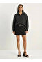 Women's Anthracite Pointelle Knit Buttoned Shawl Collar Cardigan 20251121 - 4