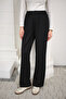 Women's Elastic Waist Trousers Black - 3