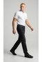 Men's High Waist Straight Cut Straight Leg Jean Trousers - 2