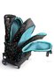 Kids Black Colored Honeycomb Patterned Three-Compartment Wheeled School Backpack 34009 - 3