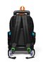 Kids Black Colored Honeycomb Patterned Three-Compartment Wheeled School Backpack 34009 - 4