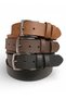 Men's 4 cm Sports Belt Black-Tan-Brown Set of 3