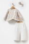 Girl's Wide-Leg Pants Blouse Style Set - 2