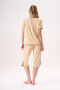Bamboo Short Sleeve Capri Set with Ribbon Detail - 6