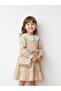 Süzene Collared Cotton Crinkle Girls' Dress - 2