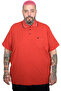 Mode XL Large Size Men's Lycra Single Jersey Polo Neck T-Shirt with Pockets 21558 Mercan