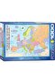 Puzzle Map Of The Europe 1000-Pcs - 2