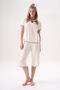 Bamboo Short Sleeve Capri Set with Ribbon Detail - 5