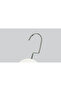 Wooden (Silver Hook Lama) Clothes, Shirts, Blouses, Hangers White Color 8 Pieces - 4