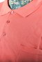 Mode XL Large Size Men's Classic Pique Polo Neck T-Shirt with Pockets 20550 Mercan - 4