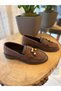Vega Women's Loafer Beaded Soft Suede Anatomical Shoes C330-Brown - 6