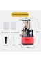 500W Slow Juicer Machine, High Yield Cold Press Juicer Blender for Fruits and Vegetables - 7