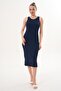 Women's Round Neck Ribbed Camisole Dress 260096 - 2