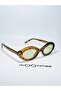 Topel Women's / Girls' Oval Leopard / Green Sunglasses