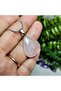 Pink Quartz Natural Stone Necklace - 11 - (Handmade Design Products) - 5