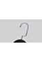 Wooden (Silver Hook Lama) Clothes, Shirts, Blouses, Hangers Black Color 24 Pieces - 3