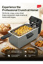 IDF 1003 3L Deep Fryer 2000W 130–190°C Non-Stick Tank SS Design 3L Oil Caps Indicator lights - 5