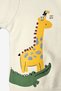 Natural Cotton Safari Animal Printed Baby Set Seasonal 2-Piece Top and Bottom Set - Cream - 5