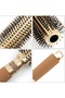 Luxurious Gold Detailed Professional Blow Dry Brush - for Shiny and Smooth Hair - Anti-Static - 3