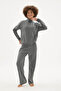 New Season Women's Zippered Stylish Design Tracksuit Set - 3