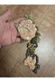 Sequin Embroidery Flower Crest Sewing Applique 22X11 cm - 4