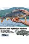 1g 100pcs Round Split Shot Pure Lead Sinkers 0.3g-1g Weights Open Bite Removable Fishing Weight Sink - 6