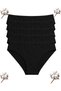 5-Pack Women's Slip Panties Laser Cut No Seam Flexible Cotton Modal M/L/Xl - 5