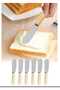 6-Piece Wooden Handle Mini Jam And Butter Knife Wooden Handle Spatula Set Breakfast Knife